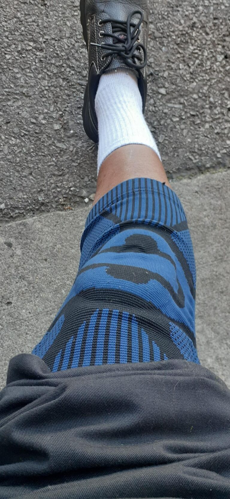 As soon as I received it I put it on and walked around for a while...This is the best thing I have purchased! I had injured my knee somehow..very painful to walk or bend..ever since I put the compression brace on I feel no pain!!.It supports my knee very well!! I will be purchasing another one definitely! Mr Brown. PHC ⭐⭐⭐⭐⭐