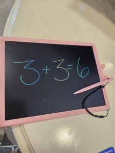 The kids' writing tablet is a fantastic tool for creativity and learning! My child loves using it to doodle, practice writing, and draw. The screen is bright and clear, and it’s easy to erase with just a press of a button, making it mess-free and convenient. It’s also lightweight and durable, perfect for travel or use at home. A great way to keep kids entertained while encouraging their imagination and fine motor skills. Highly recommended! Mr Abu. Abuja ⭐⭐⭐⭐⭐